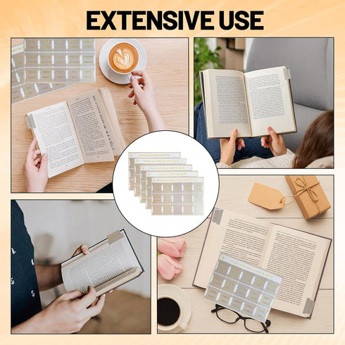 Nouiseuns Tabs for Bible Laminated Bible Tabs for Easy Navigation, Neutral Bible Tabs with Gold Lettering, Bible Index