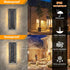 1 Pack 15.7'' 3000K, tewei LED Outdoor Wall Lights, Modern Outdoor Indoor Wall Sconce Large Exterior Lighting Fixtures