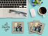 Butler in the Home Sticky Notes - 12 Pack 3"x3" with 50 Sheets Each, Cute Raccoon in Garbage Can Design