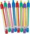 Striped Eraser Sticks - Stationery, 12 Pieces