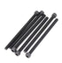 binifiMux 6pcs M6 x 100mm Full Thread Black Hexagon Socket Cap Head Bolt, Alloy Steel 12.9 Grade