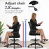 Ergonomic Drafting Chair, Tall Office Chair with Flip-up Armrests, Breathable Mesh High Desk Chair with Lumbar Support