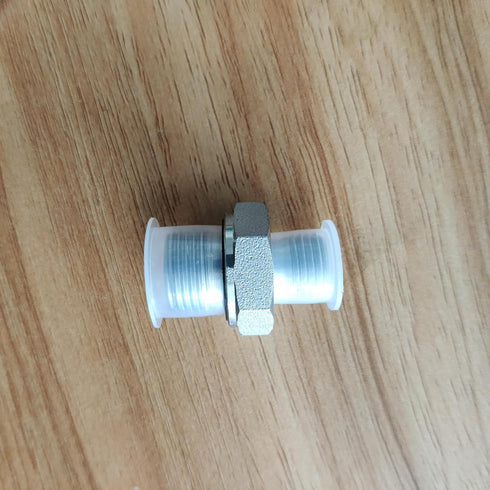 2Pcs 14H to 18ED Fitting Adapters for Excavator Hydraulic Hose Pipe Thread Connector