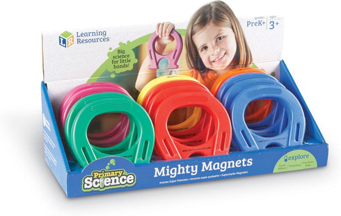 Learning Resources Horseshoe-Shaped Magnets, Set of 12