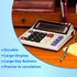 Lily's Home Large Desktop Calculator with Built-in Pen & Pencil Holder, 12-Digit Display for School and Office