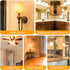 JDE11 LED Bulb 100W Equivalent Halogen Bulbs, Dimmable T4 Mini Candelabra E11, Warm White 3000K, 10W 1000LM, 5 Pack