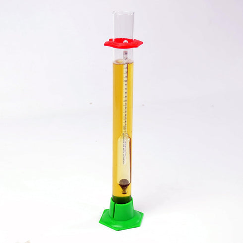 Box Brew Kits Triple Scale Hydrometer and 13" Glass Hydrometer Test Jar with Stand with