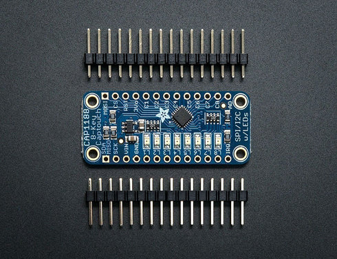CAP1188-8-Key Capacitive Touch Sensor Breakout - 12C or SPI