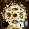 Fairy Lights Plug in 32.8Ft 500LED Warm Christmas Wreath Twinkle Lights with