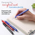 6-Pack 0.7 mm Set Art-n-Fly Gel Pens - Retractable Colored Pens - Fine Point Pen - for Smooth Writing, Journaling