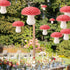 XMYXGS Mushroom Paper Lantern Mushroom Hanging Lanterns Mushroom Party Decorations Mushroom Table Centerpieces