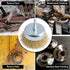 3" Wire Cup Brush with 1/4" Hex Shank, Heavy Duty Wires Brushes for Metal, Rust & Corrosion Removal