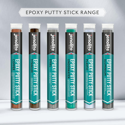 JENOLITE Copper Pipe & Tank Repair Epoxy Putty Stick - Repair Leaking Hot Lines and Plumbing Issues, 7 inch, 4oz