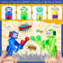 Sayglossy 12 Pcs Boxing Pen Robot with Punching Arm and Crisp Button Sound Interesting Frog Funny Ballpoint Cool