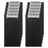 PATIKIL Check Presenters for Restaurants, 10Pcs Mini Clipboard Wood Check Holder Half