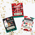 Set 6 Big Dot of Happiness Christmas Pajamas - DIY Assorted Holiday Plaid PJ Party Cash Holder Gift - Funny Money Cards