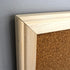 Flipside Products 18" x 24" Cork Bulletin Board - Natural Wood Framed, Memo Pin, Wall Mounted