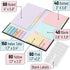 Mr. Pen Sticky Notes Set, 410 Pack, Divider Sticky Notes, Pastel Colors, School Supplies, Office Supplies