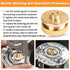 71333 1/4 1/8" 1/4" Router Bits Solid Brass Inlay Kit for Templates for High RPM Routing, Includes Carbide Router