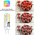 G4 Bulb Bulb 1.5W 12V 10W T3 Bulb 6000K, 10-Pack LED JC Type Bi-Pin Base AC/DC Halogen Replacement for Landscape