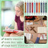 Yeaqee 50 Pcs Inspirational Ballpoint Pens, Motivational Quotes, Retractable Gift Pens for Women, Students, Black Ink