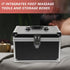 24x16x16cm Toolbox INOOMP Portable Tool Box with Waterproof Lining, Small Carry-out for Foot Massage Technician, Black