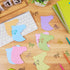 Gueevin 240 Sheets Sticky Notes and 60 Pcs Cute Paper Clips Set, Creative Self Stick Note Pads for Animal Lovers