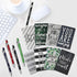 Funrous 32 Pcs Motivational Quote Pens, Mini Notepads and Ballpoint Pen Gift Set for Student Men Women