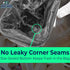 4 50 Count, Leak-Proof Clear Gallon Trash Can Liners, Coreless Roll, No Mess Disposal, Guaranteed for Life