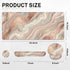 Set 4in1 35.4x15.7 inches Britimes Marble Gold Pink Keyboard Mouse Pad Abstract Glitter Large Mousepad+Keyboard Wrist