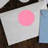 PARLAIM 2" Pink Round Color-Code Circle Dot Labels on a Roll, 500 Stickers for Inventory, Package, Box, Garage Sale