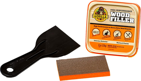 Gorilla All Purpose Wood Repair Kit with Putty Knife and Sanding Block