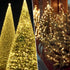 2 Pack 66ft 200LED 8 Solar String Lights Outdoor Waterproof Total Modes Twinkle Lights Solar Fairy Lights for Patio