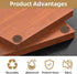 YUEWEESER 8PCS (1.57 1.57 inch) Anti-Slip Rubber Feet for Cutting Board, Cutting Board Feet Non Slip Stabilizer Pads