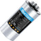 50+10 uf 370-440VAC ±5% Volts Round Run Start Capacitor, Electric Replacement Part by BlueStars for HVAC