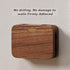 FUTCHINEST Solid Wood Self-Adhesive Cord Holder for Thick Cables - Cable Management for Nightstand, Kitchen,PC,TV