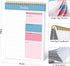 To Do List Notepad, Daily Planner Undated with 52 Sheets, 6.5" x 9.8" Checklist Productivity Organizer with Hourly