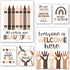 Hadley Designs Diversity Posters for Classroom – 6 Inclusive Everyone Is Welcome Decor, Neutral Multicultural Kindness