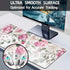 Large Gaming Mouse Pad for Desk, Pink Peony Flowers Eucalyptus Leaves, Extended Big Computer Keyboard Pad