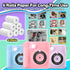 Paper,6 (6 Printer Rolls for Kids Instant Print Camera,HD Printing Thermal Print Paper Rolls)