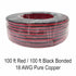 18 100% 18 2 (100' 100ft Gauge Copper Zip Cable | True AWG (American Wire Guage) Stranded OFC pin Conductor Bonded