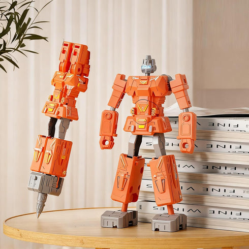 Generic (4 Robot pen, robot shaped ballpoint pen,transformer pen,cool looking robot ballpoint pen, robot morphing