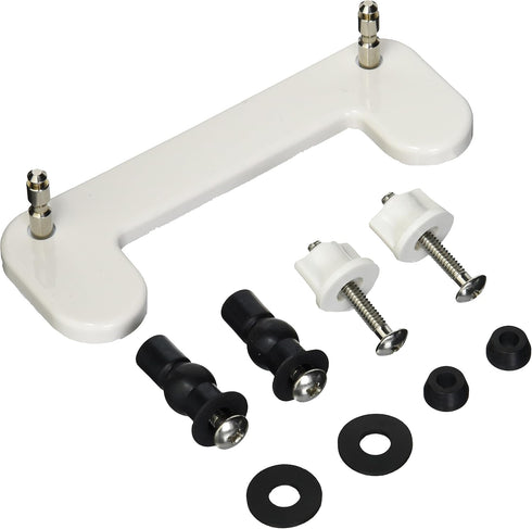 American Standard 760234-100.0200A Repair Parts Bottom and Top MTG Kit with Bar Hinge, White by American Standard