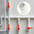4pcs 1.5" 45 Elbow 2-Way 45 Elbow uxcell Degree Pipe Fittings, Furniture Construction Grade Degree PVC Corner Adapter