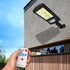 4 Pack 120 3 NUNET LED Solar Security Lights Outdoor, Motion Sensor with Remote Control, Modes Weatherproof, Dusk