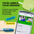 DYMO 200B 1 LetraTag Bluetooth Label Maker, Compact Label Printer, Connects Through Bluetooth Wireless Technology