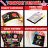 57Pcs Set QOUBAI Alphabet Number Bulletin Board Crayon Letters Number Colors Shapes Poster Back to School Wall