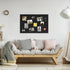 Black Linen Cork Board, 30"x20", Bulletin Board for Office Home School Message Board or Vision Board Decoration