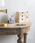 brightmaison BGT Capri Desk Organizer - Small Wooden Box for Office Supplies, Sewing Kit & Jewelry Box, Unfinished Wood