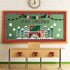 Whaline 139Pcs Christmas Classroom Bulletin Board Decoration Kit, Xmas Tree Red Truck Cutouts with Glue Point Stickers